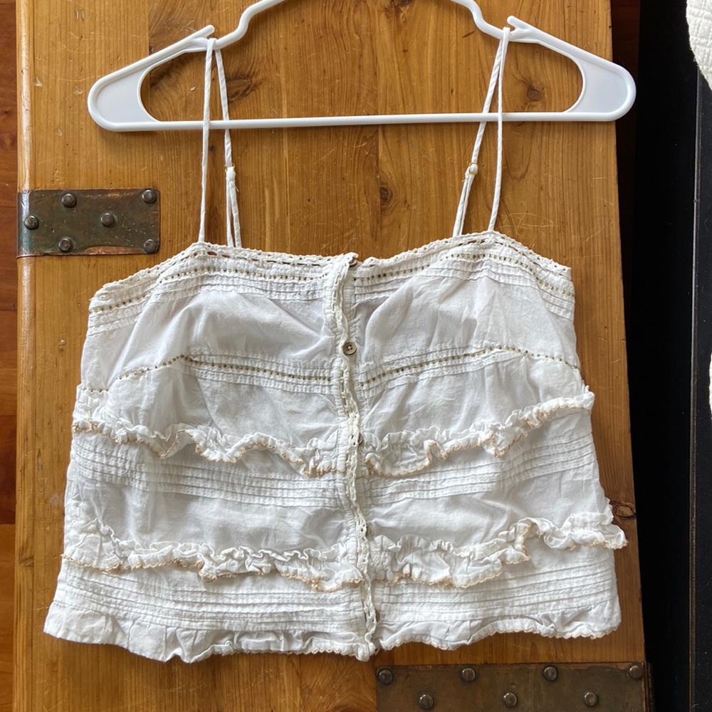 Mango white tank